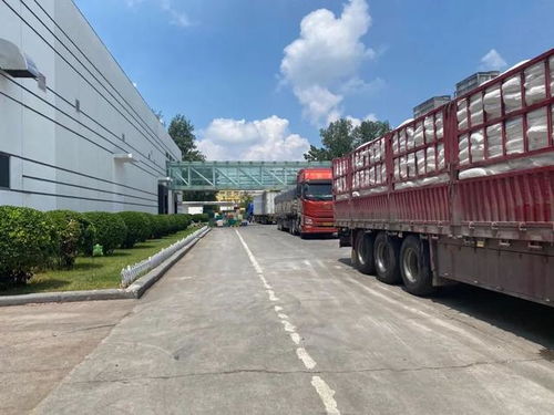 直擊河南汛情 鄭州放晴，兩大食品巨頭恢復生產，廠區門口運輸車輛排起長龍